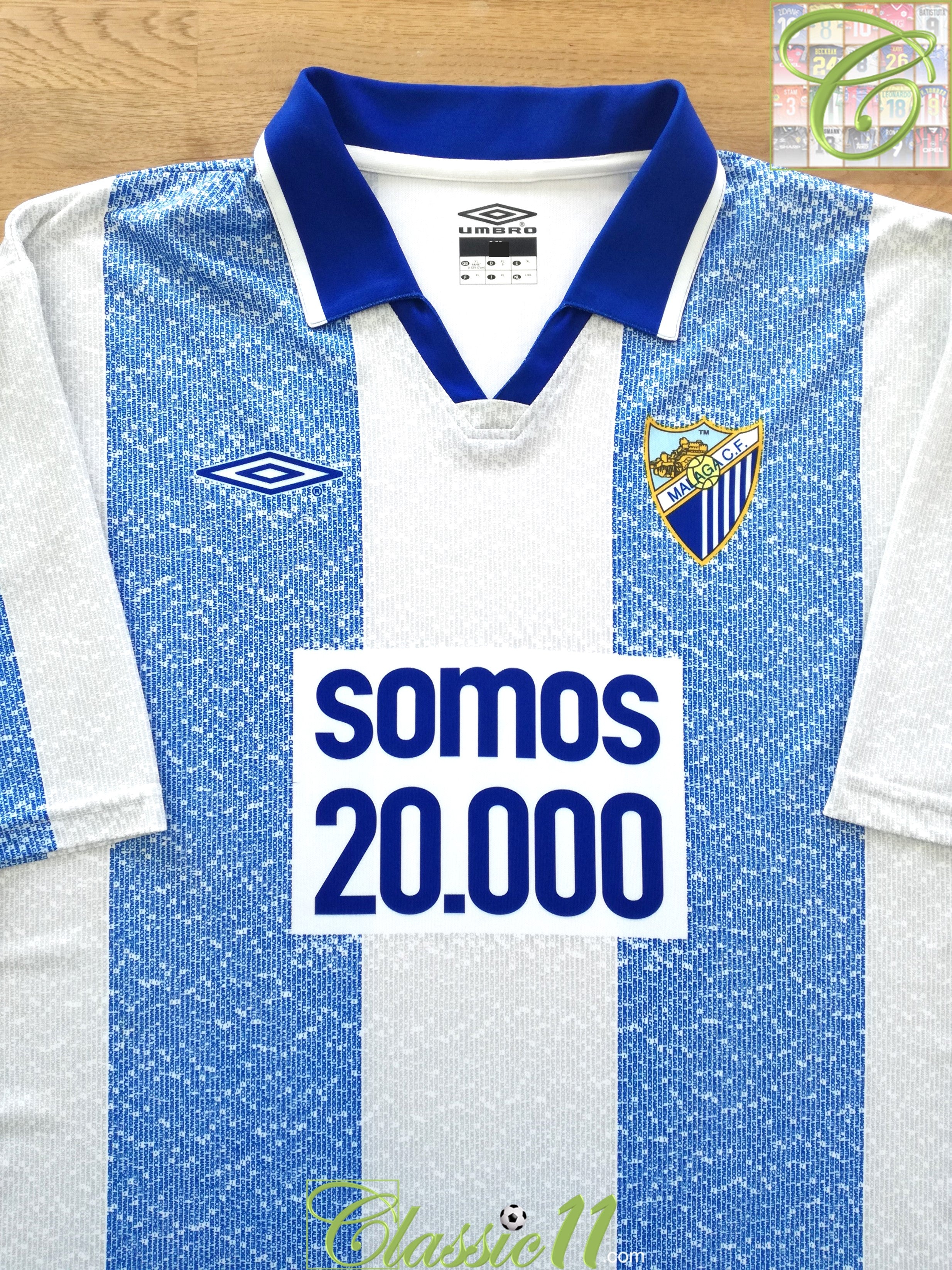 2004/05 Malaga Home Football Shirt