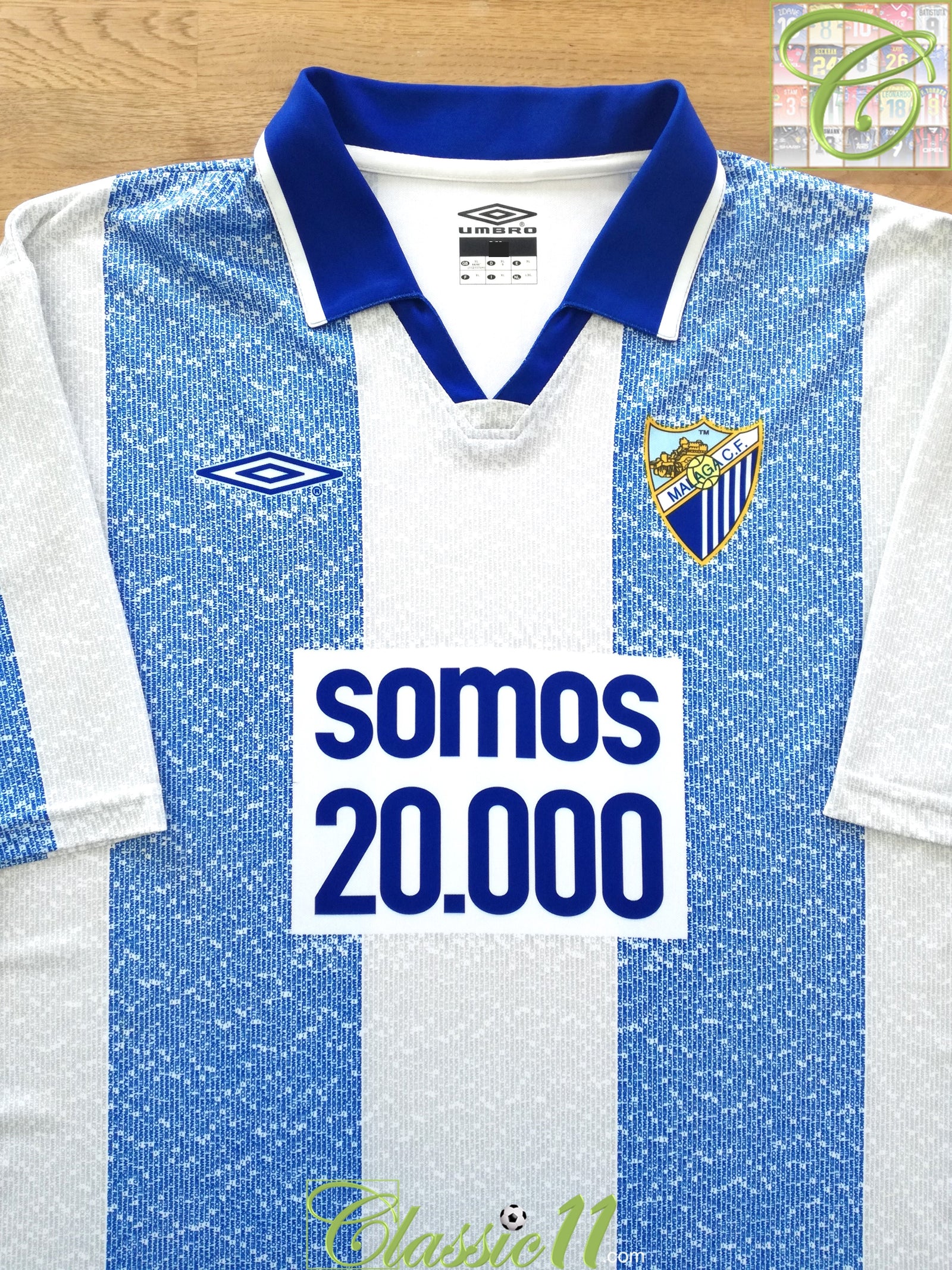 2004/05 Malaga Home Football Shirt