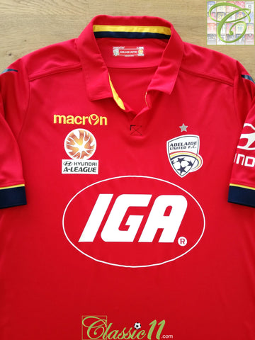 2016/17 Adelaide United Home A-League Football Shirt