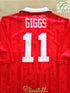 1992/93 Man Utd Home Football Shirt Giggs #11