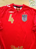 2006/07 England Away Football Shirt Gerrard #4 (XL)