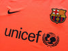 2009/10 Barcelona Away La Liga Football Shirt (S)
