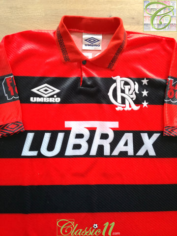 1994/95 Flamengo Home Centenary Football Shirt