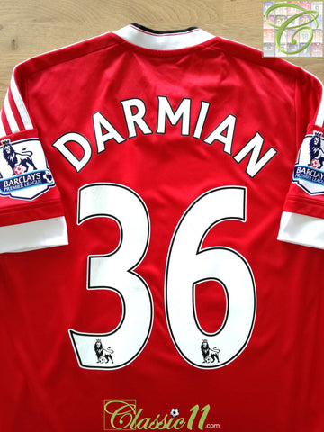 2015/16 Man Utd Home Premier League Football Shirt Darmian #36