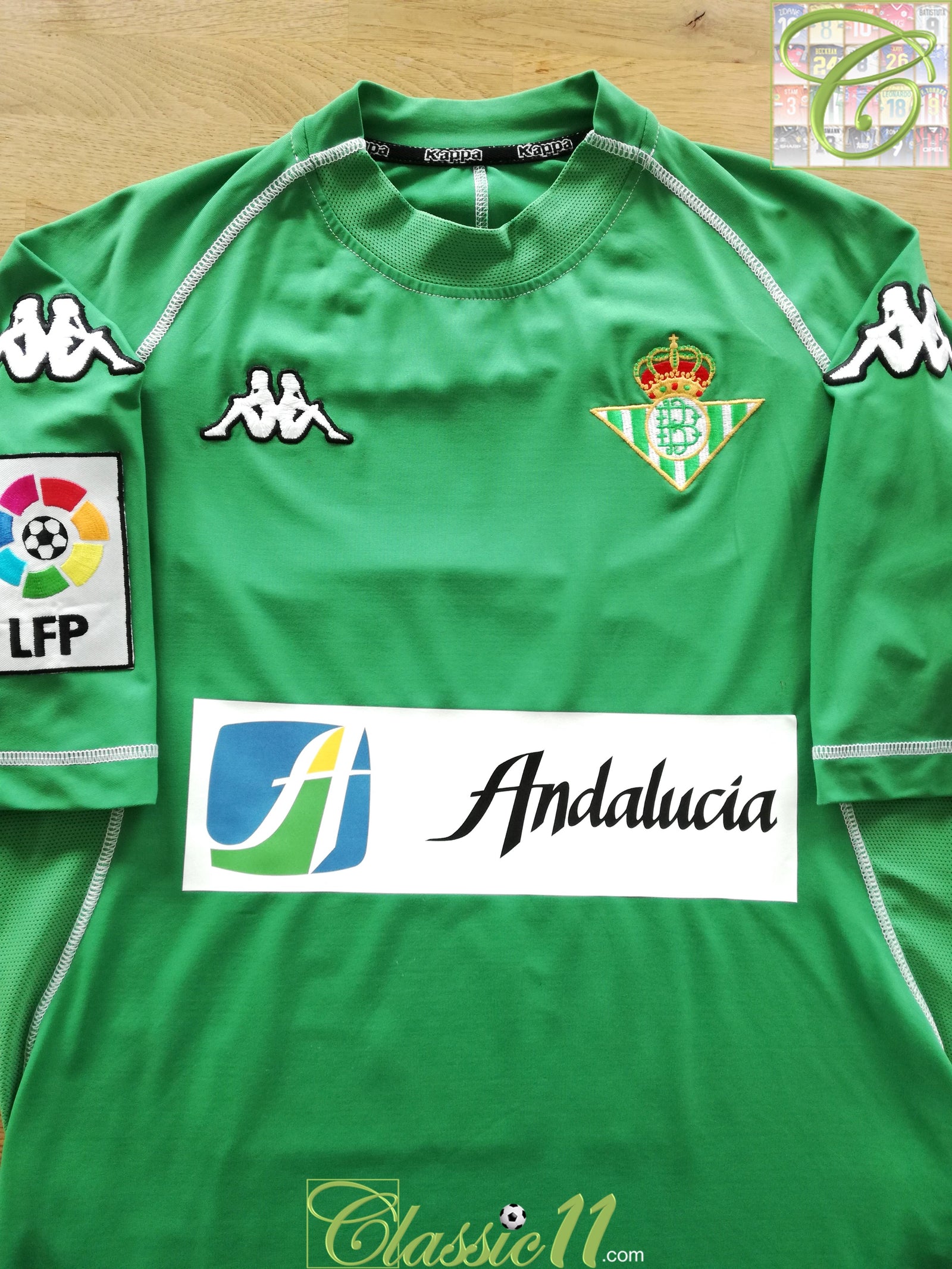 2004/05 Real Betis Away La Liga Football Shirt Oliveira #12 (L)