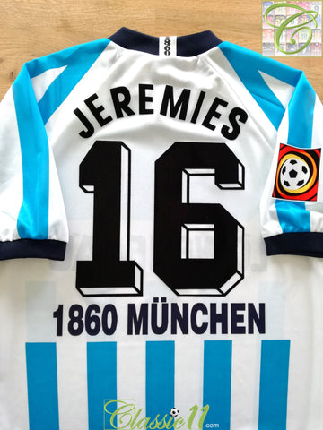 1995/96 1860 Munich Home Bundesliga Football Shirt Jeremies #16