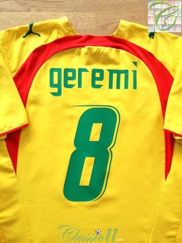 2006/07 Cameroon Away Football Shirt Geremi #8