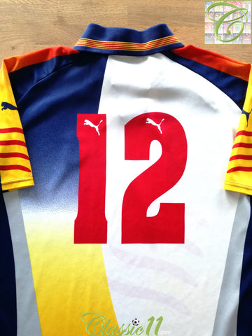 2002/03 Catalonia Home Player Issue Football Shirt + Shorts #12