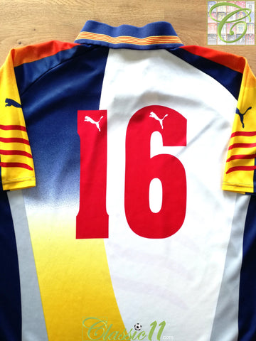 2002/03 Catalonia Home Player Issue Football Shirt + Shorts #16