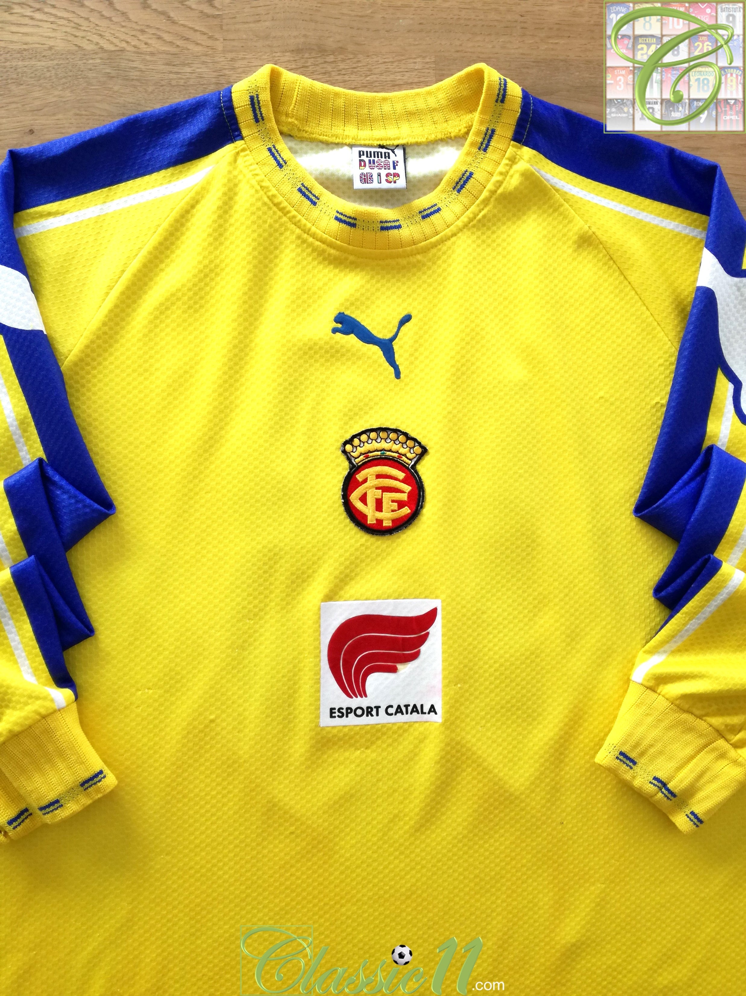1999/00 Catalonia Goalkeeper Player Issue Football Shirt #13
