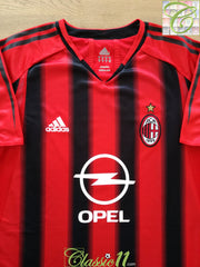 2004/05 AC Milan Home Player Issue Football Shirt