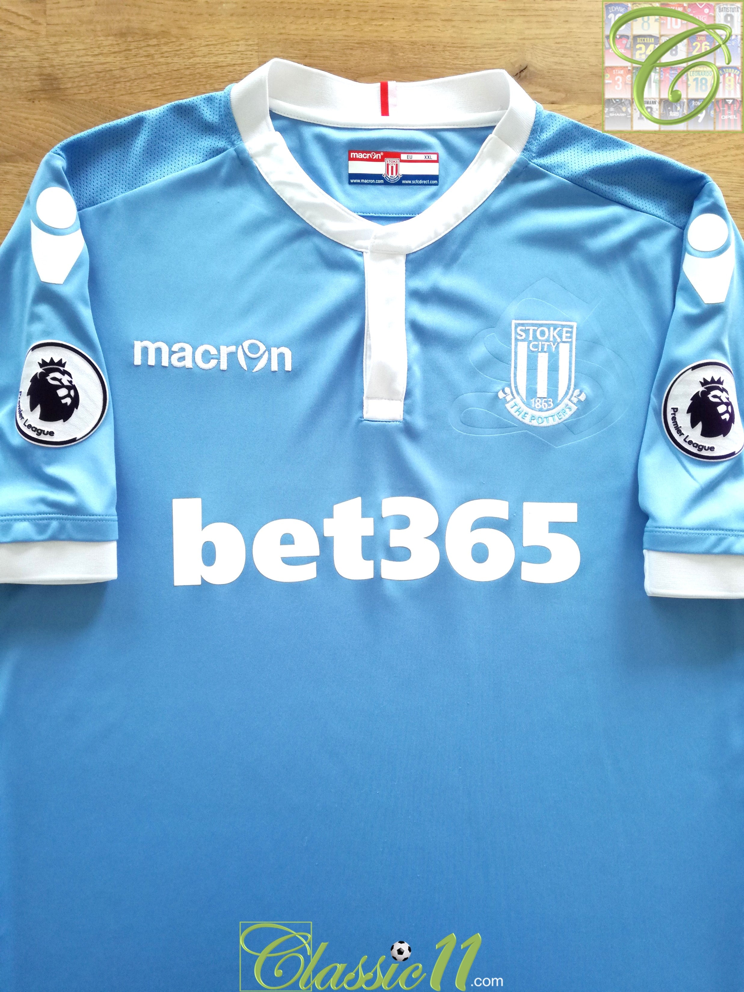 2016/17 Stoke City Away Premier League Football Shirt