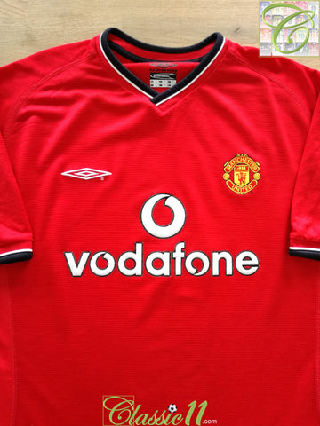 2000/01 Man Utd Home Football Shirt