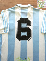1992/93 Argentina Home Football Shirt #6