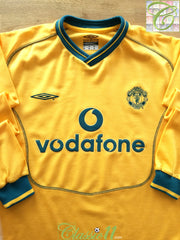 2000/01 Man Utd Goalkeeper Long Sleeve Football Shirt