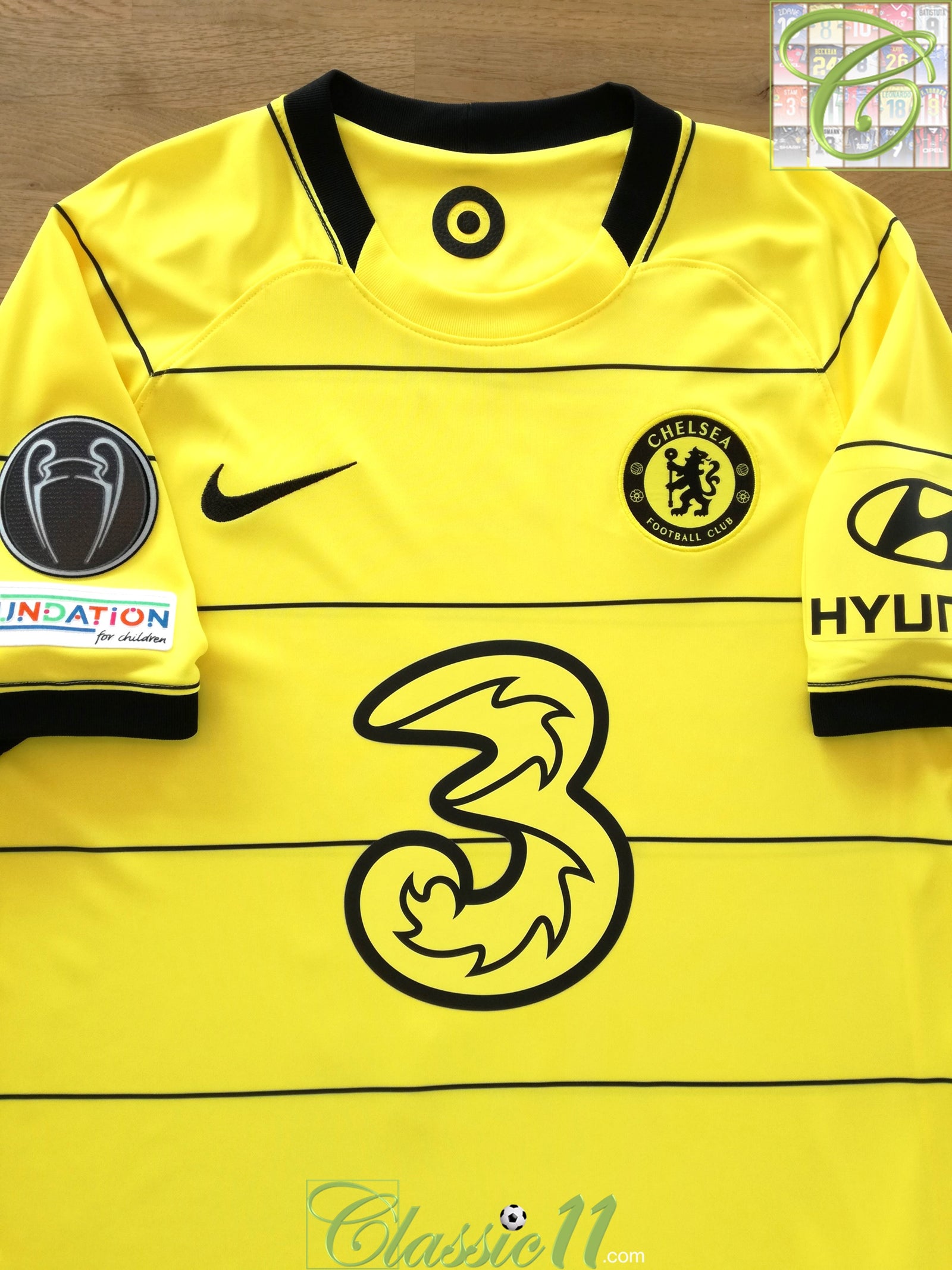 2021/22 Chelsea Away Champions League Football Shirt Lukaku #9 (M)