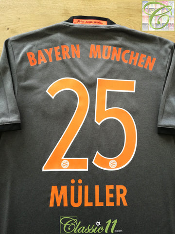 2016/17 Bayern Munich Away Football Shirt Müller #25