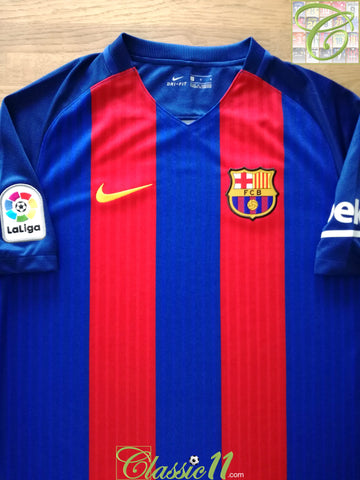 2016/17 Barcelona Home La Liga Football Shirt