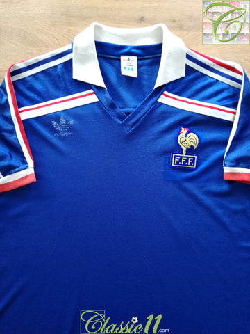 1985/86 France Home Football Shirt