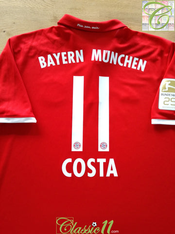 2016/17 Bayern Munich Home Bundesliga Football Shirt Costa #11