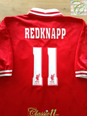 1996/97 Liverpool Home Football Shirt Redknapp #11