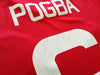 2016/17 Man Utd Home Europa League Football Shirt. Pogba #6 (S)