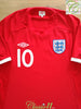 2010/11 England Away Football Shirt Rooney #10 (M)