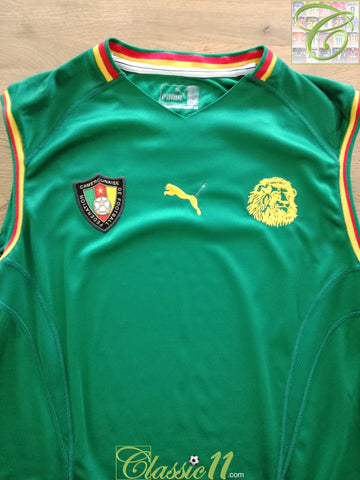 2002 Cameroon Home Football Vest