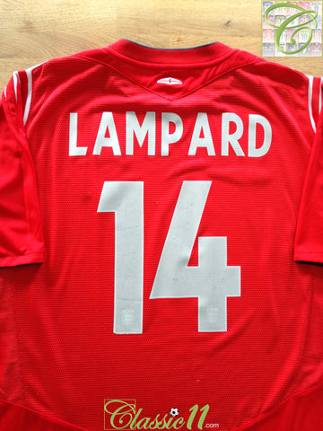 2004/05 England Away Football Shirt Lampard #14 (XL)