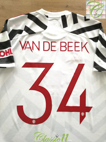 2020/21 Man Utd 3rd Football Shirt van de Beek #34
