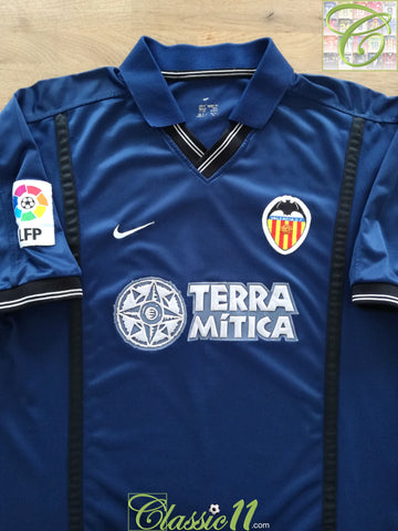 2000/01 Valencia Away La Liga Football Shirt