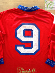 1997/98 Chile Home Long Sleeve Football Shirt Zamorano #9