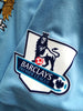 2009/10 Man City Home Premier League Match Worn Football Shirt Richards #2 (L)