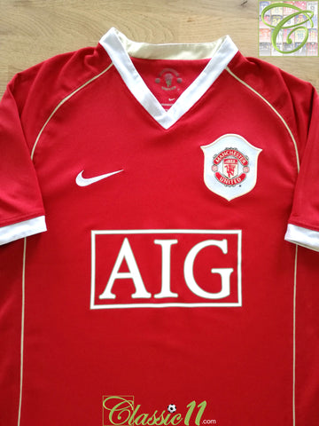 2006/07 Man Utd Home Football Shirt