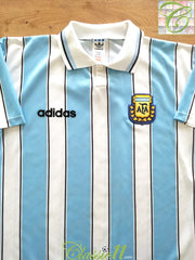 1994/95 Argentina Home 'Unapproved' Football Shirt