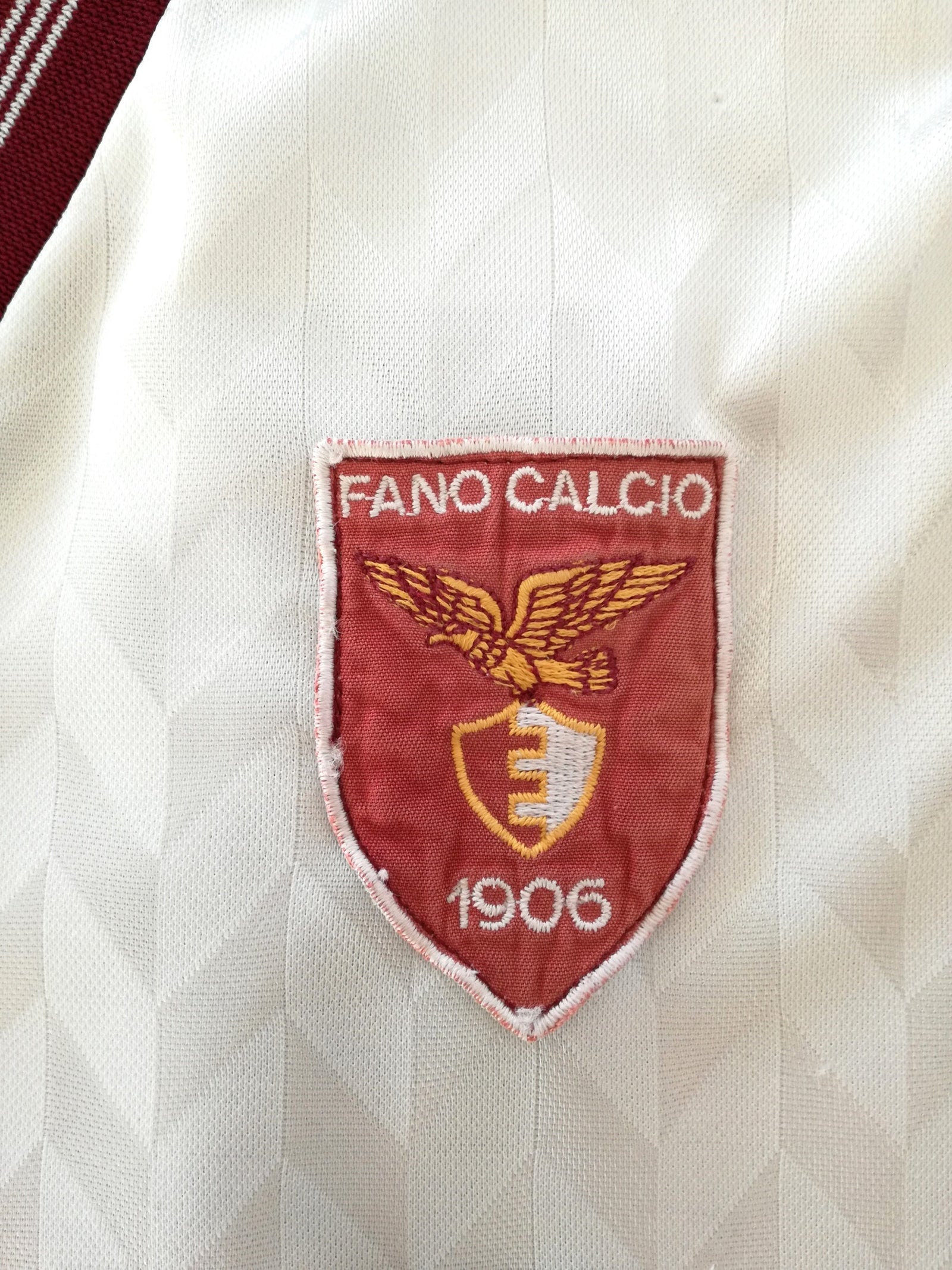 1990/91 Alma Juventus Fano Away Player Issue Football Shirt. #13 (L)