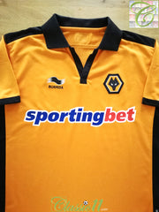 2010/11 Wolverhampton Wanderers Home Football Shirt