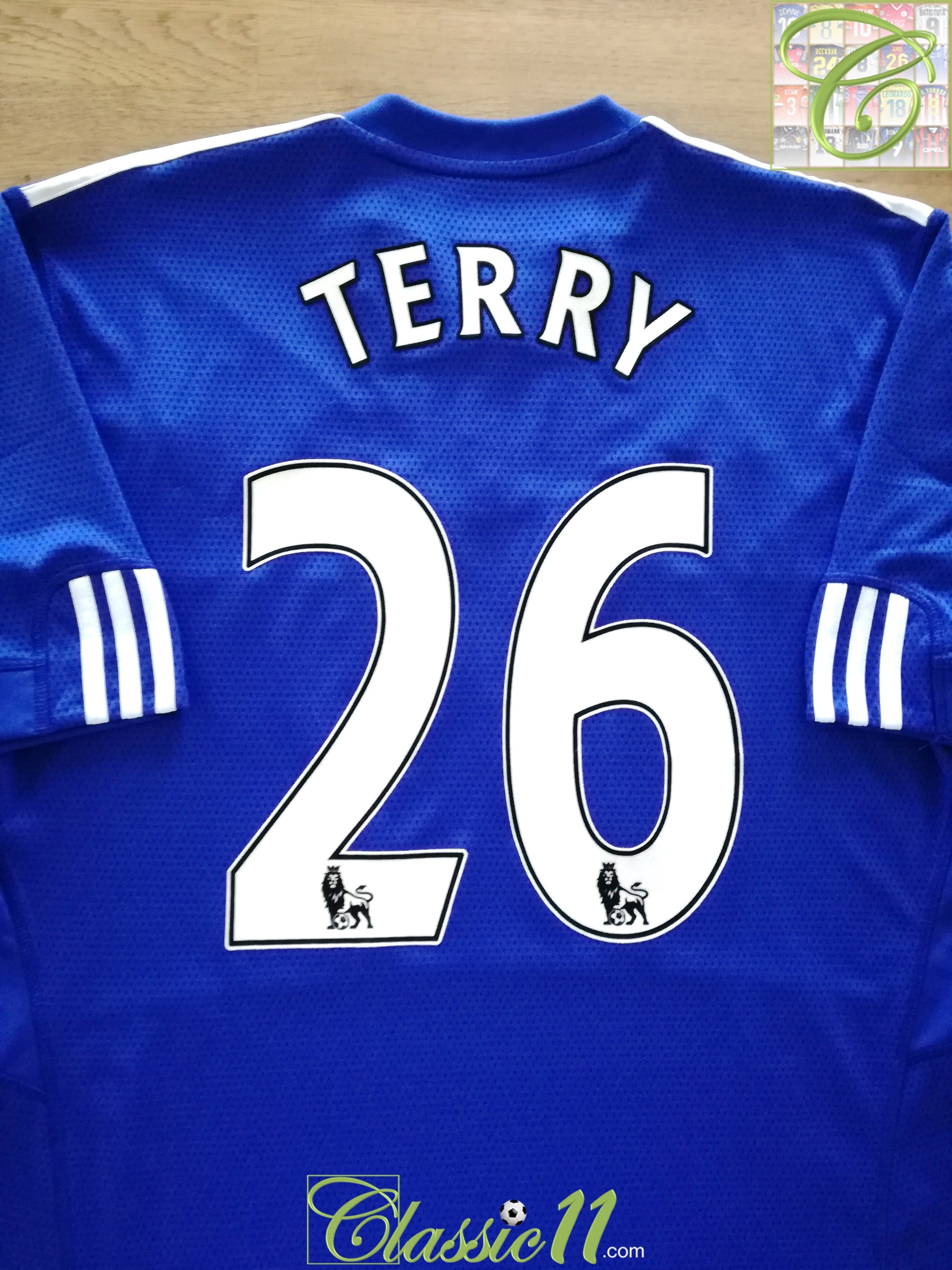 2009/10 Chelsea Home Premier League Football Shirt Terry #26