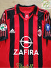 2005/06 AC Milan Home Formotion Football Shirt Kaka' #22 (S)