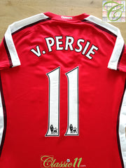 2008/09 Arsenal Home Premier League Football Shirt V. Persie #11 (W) (XL)