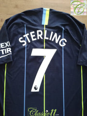 2018/19 Man City Away Premier League Vaporknit Football Shirt Sterling #7 (L)