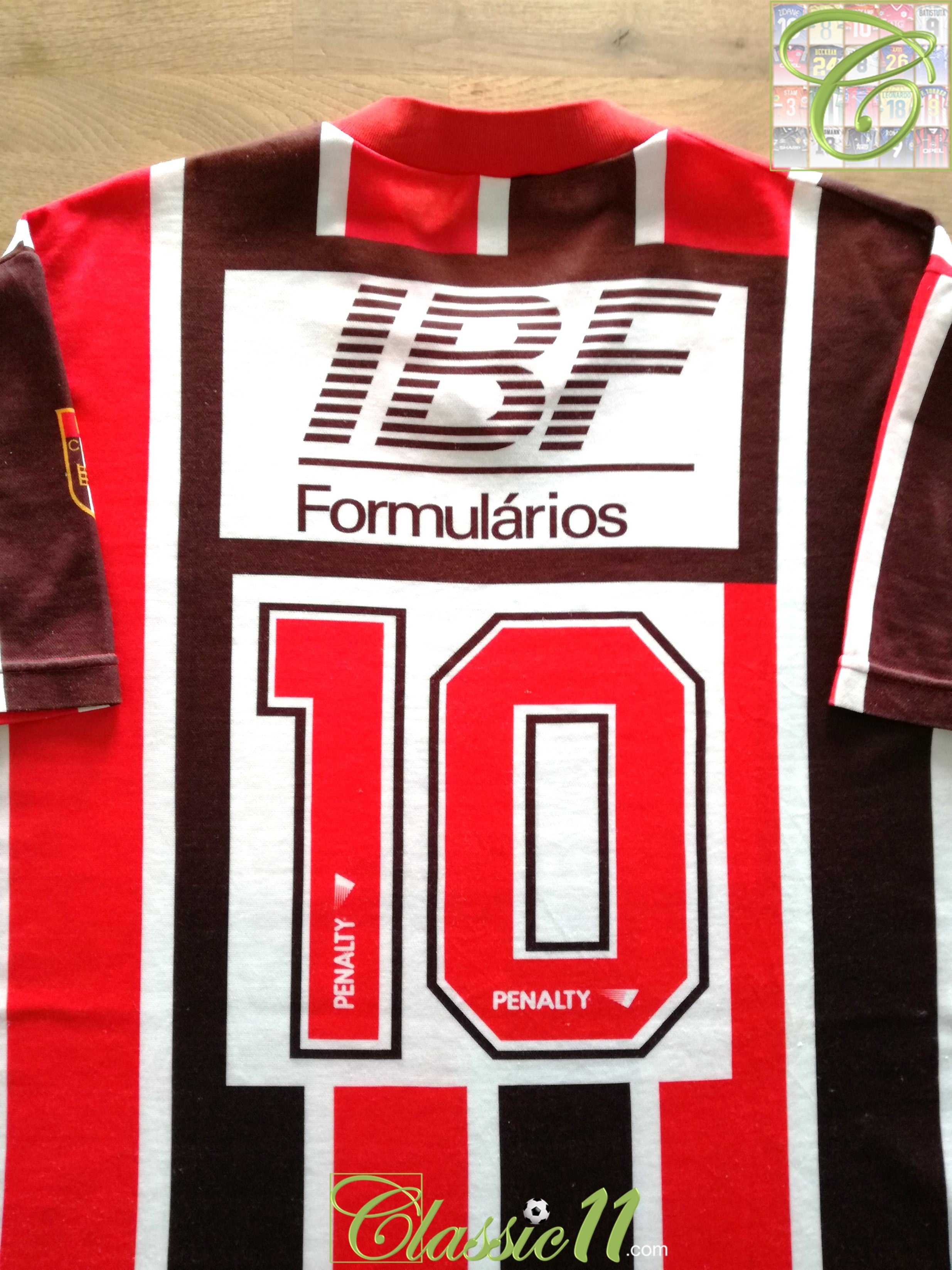 1991 Sao Paulo Away Football Shirt #10