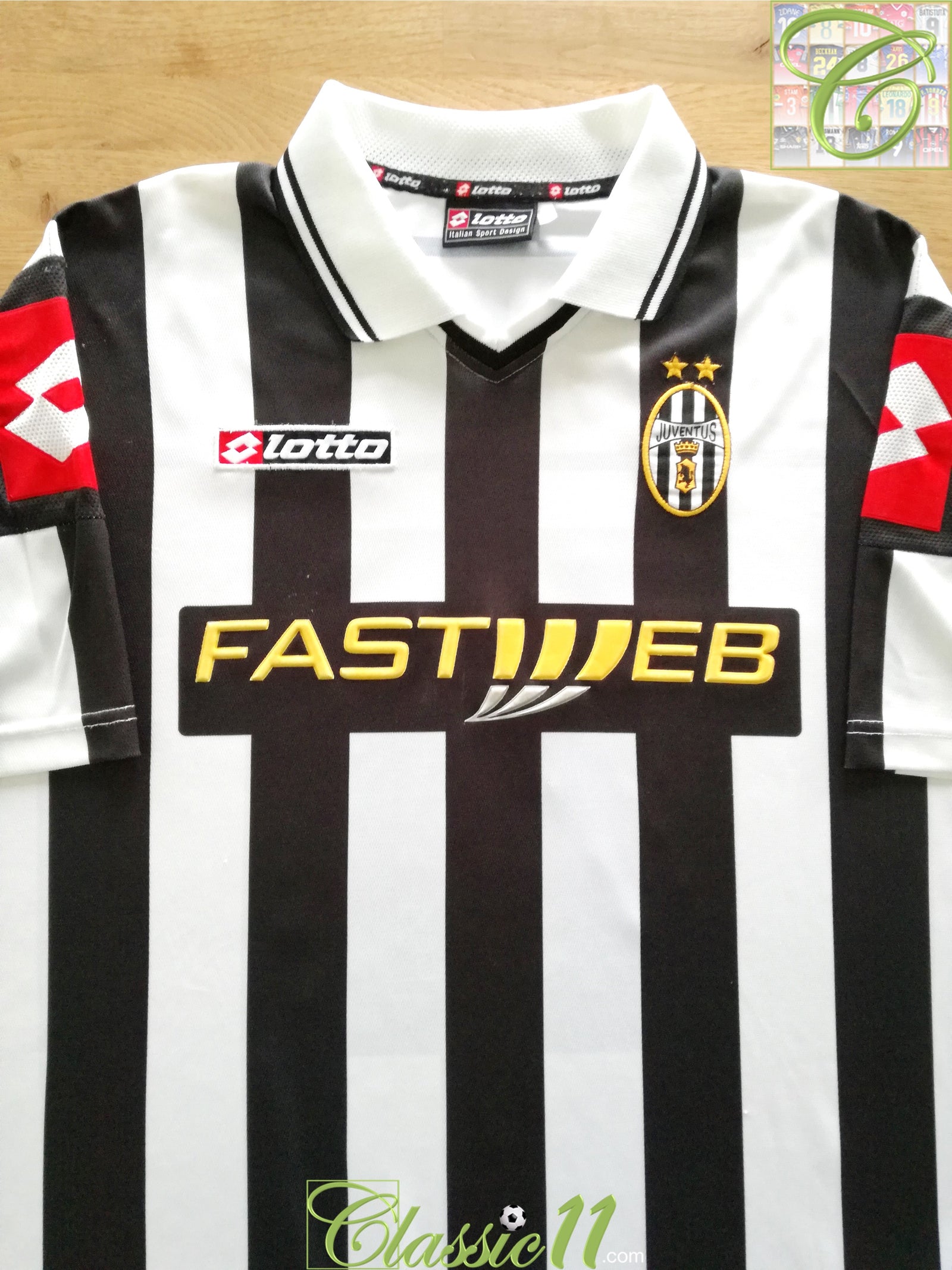 2001/02 Juventus Home Football Shirt Tacchinardi #20 (L)