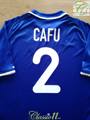 2000/01 Brazil Away Football Shirt Cafu #2