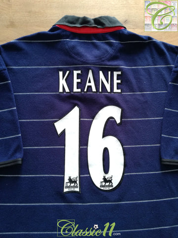 1999/00 Man Utd Away Premier League Shirt Keane #16