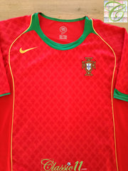 2004/05 Portugal Home Football Shirt
