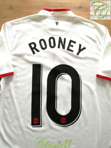 2012/13 Man Utd Away European Football Shirt Rooney #10
