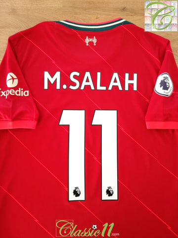 2021/22 Liverpool Home Premier League Football Shirt Salah #11