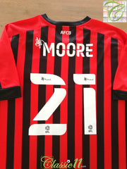 2021/22 Bournemouth Home Football League Shirt Moore #21