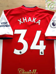 2021/22 Arsenal Home Premier League Football Shirt Xhaka #34 (XXL) *BNWT*